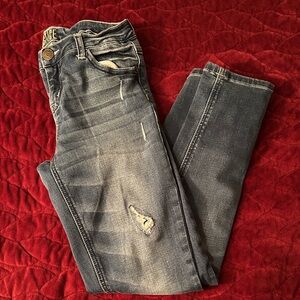 Justice Distressed Blue Jeans